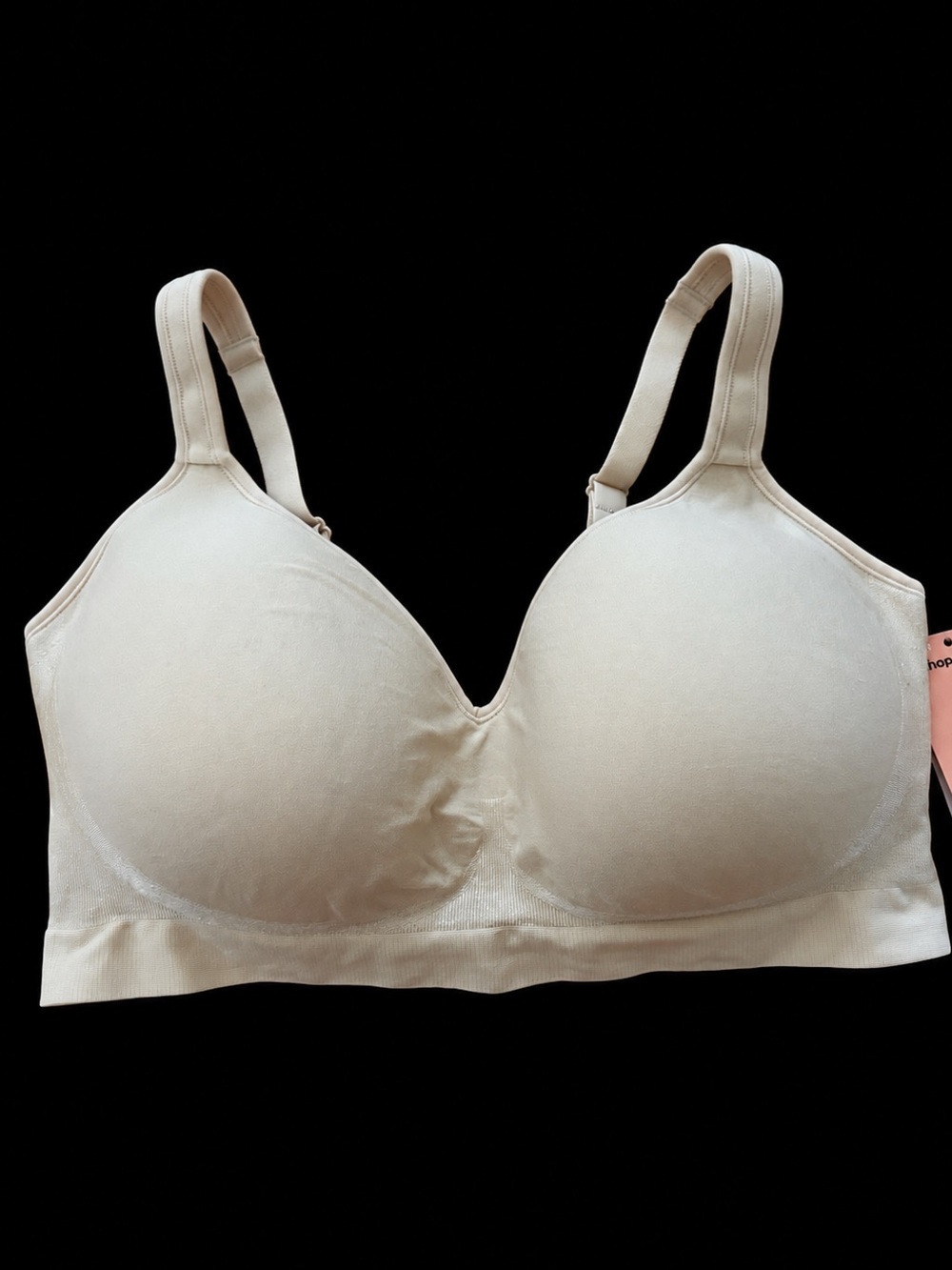 Shapermint Essentials Sweetheart Wireless Contour Bra Beige/Nude Size 3XL NWT